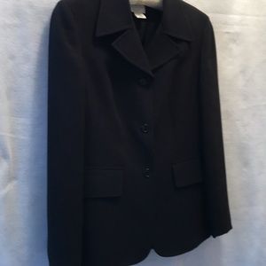 Ann Taylor LOFT women’s black suit jacket in SZ 2 and matching pants in SZ 4P